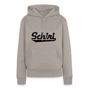 Schiedsrichter - Frauen Premium Bio Hoodie - Taupe - Vorne - Julia (174cm)