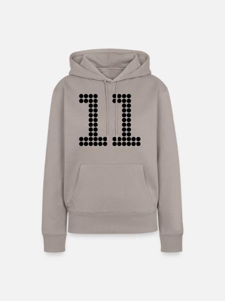 11 - Frauen Premium Bio Hoodie - Taupe