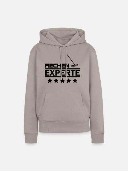 rechen experte - Frauen Premium Bio Hoodie - Taupe