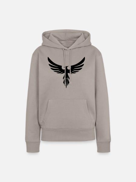 Frankfurt Underground Türnbeutel - Frauen Premium Bio Hoodie - Taupe