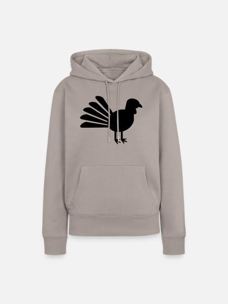 Truthahn - Frauen Premium Bio Hoodie - Taupe