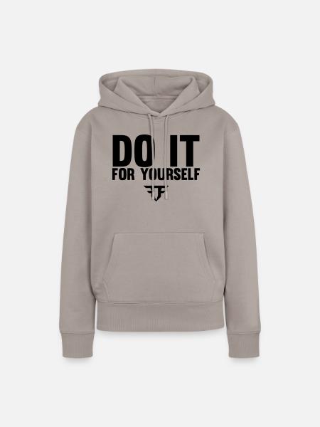 Do It For Yourself - Frauen Premium Bio Hoodie - Taupe
