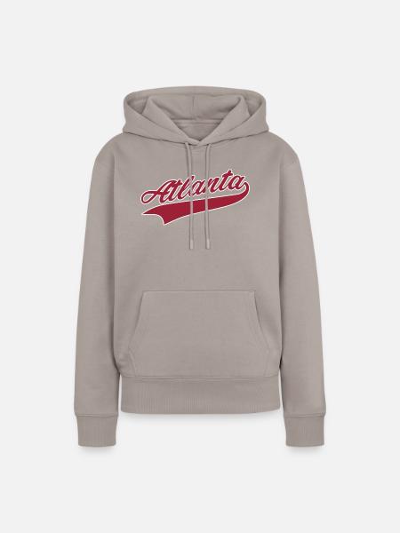 atlanta - Frauen Premium Bio Hoodie - Taupe