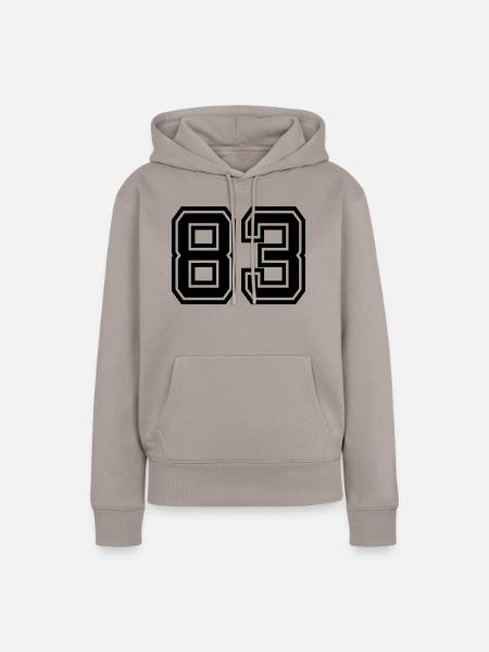 83 - Frauen Premium Bio Hoodie - Taupe