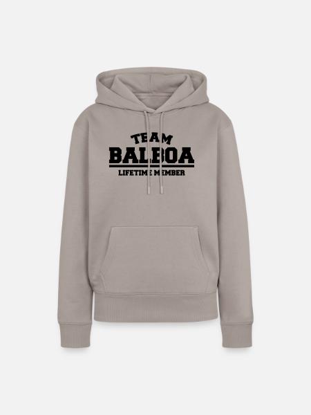 team balboa - Frauen Premium Bio Hoodie - Taupe