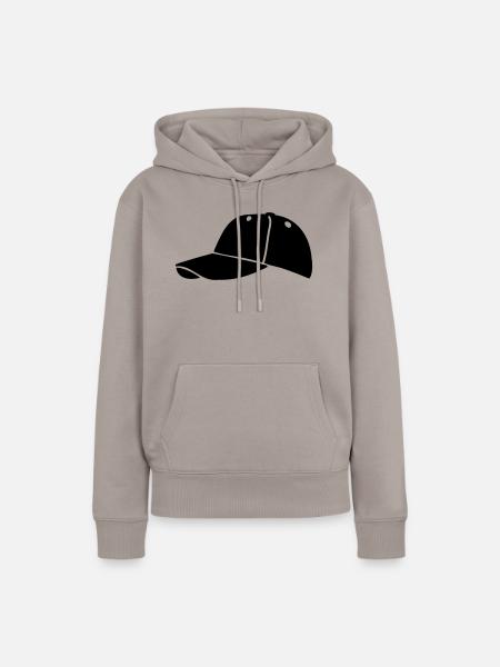 Baseballcap - Frauen Premium Bio Hoodie - Taupe