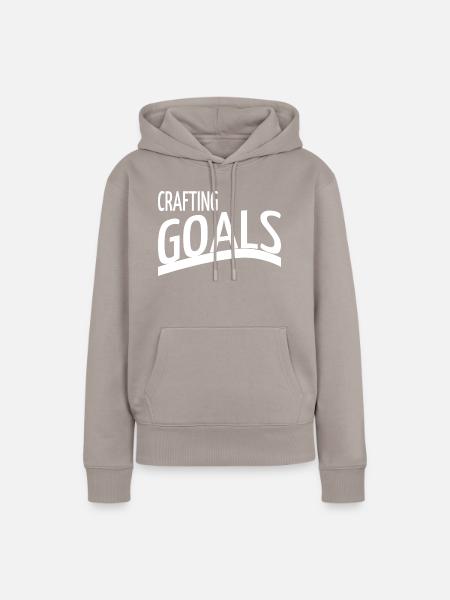 creative inspiration creative thinking - Frauen Premium Bio Hoodie - Taupe