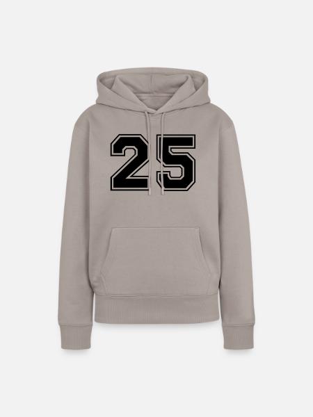 25 - Frauen Premium Bio Hoodie - Taupe