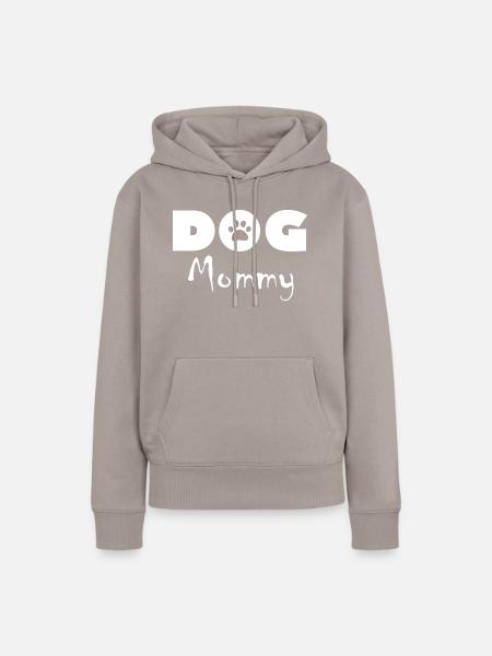 Hund Dog - Frauen Premium Bio Hoodie - Taupe