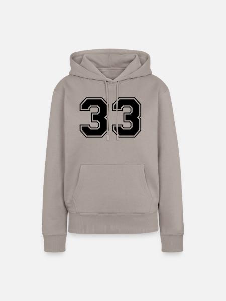 33 - Frauen Premium Bio Hoodie - Taupe