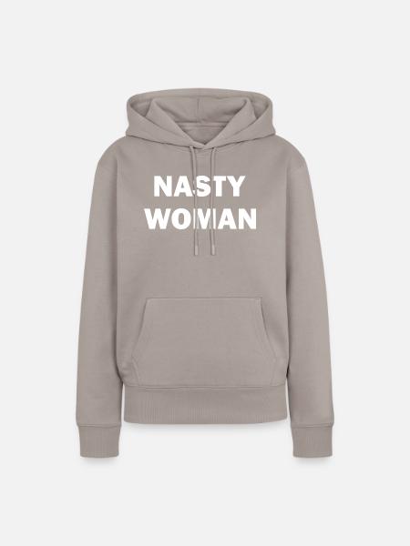 Dog Hund - Frauen Premium Bio Hoodie - Taupe