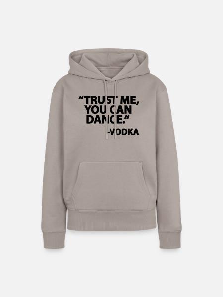 Vodka Dance - Frauen Premium Bio Hoodie - Taupe