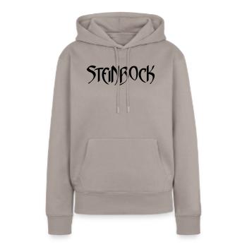 Sternzeichen Tierkreiszeichen Steinbock - Frauen Premium Bio Hoodie - Taupe - Vorne - Julia (174cm)