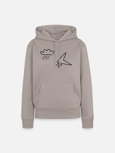 drachenflieger - Frauen Premium Bio Hoodie - Taupe