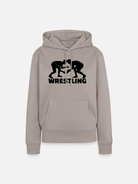 Ringen - Frauen Premium Bio Hoodie - Taupe