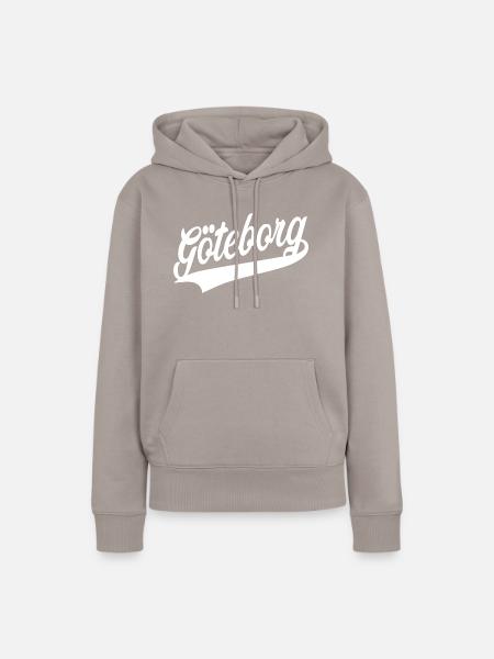 Göteborg - Frauen Premium Bio Hoodie - Taupe