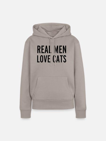 Cats - Frauen Premium Bio Hoodie - Taupe