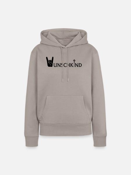 Wunschkind - Frauen Premium Bio Hoodie - Taupe