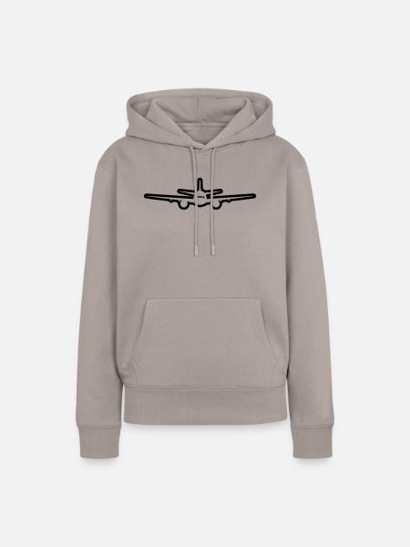 Ebene - Frauen Premium Bio Hoodie - Taupe