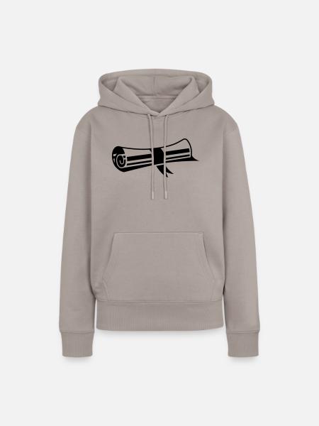 Diplom - Frauen Premium Bio Hoodie - Taupe