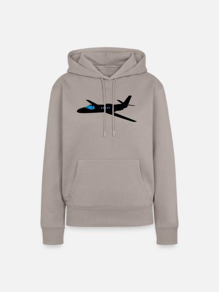 citation 550 Geschenk - Frauen Premium Bio Hoodie - Taupe