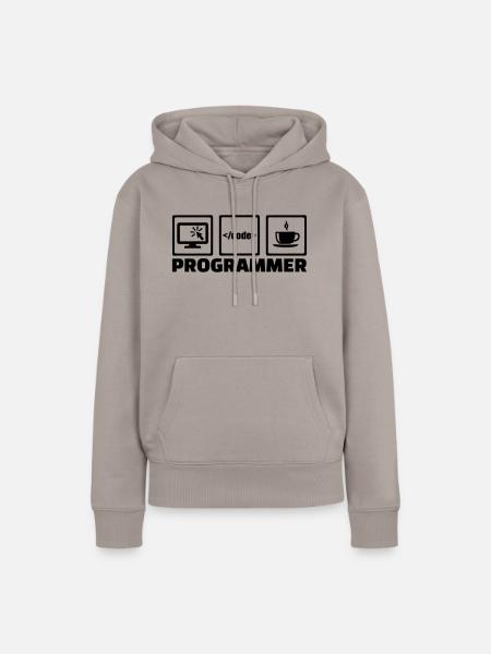Programmierer - Frauen Premium Bio Hoodie - Taupe