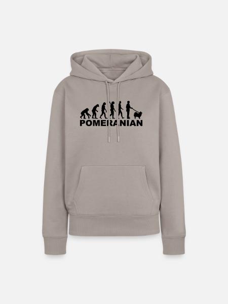 Spitz - Frauen Premium Bio Hoodie - Taupe