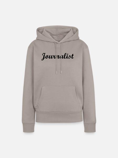Journalist - Frauen Premium Bio Hoodie - Taupe