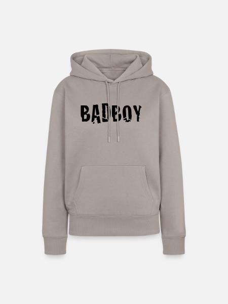 badboy - Frauen Premium Bio Hoodie - Taupe