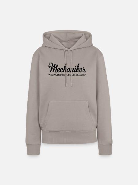 Mechaniker - Frauen Premium Bio Hoodie - Taupe