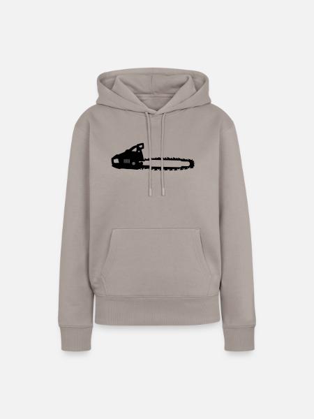 ROAR! - Frauen Premium Bio Hoodie - Taupe