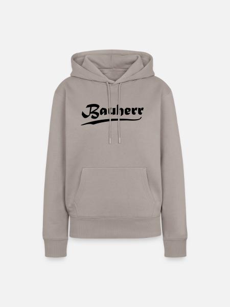 Bauherr - Frauen Premium Bio Hoodie - Taupe