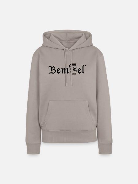 Frankfurter Bembel - Frauen Premium Bio Hoodie - Taupe