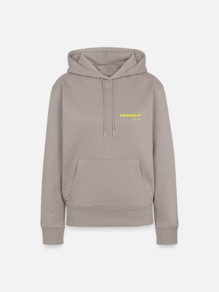 midnightgirl - Frauen Premium Bio Hoodie - Taupe
