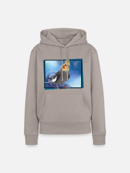 Nymphenkakadu - Frauen Premium Bio Hoodie - Taupe