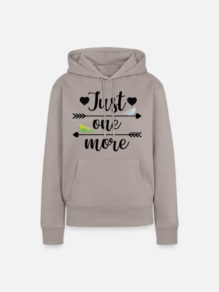 Wellensittich - Frauen Premium Bio Hoodie - Taupe