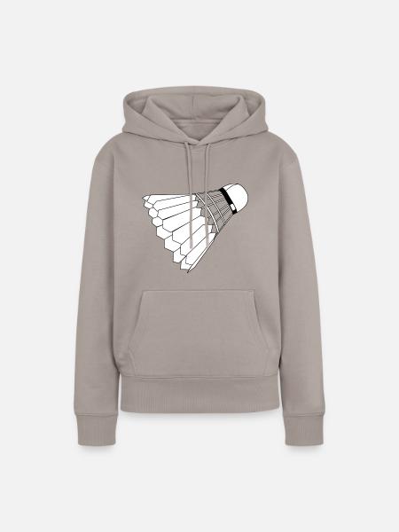 Federball - Frauen Premium Bio Hoodie - Taupe