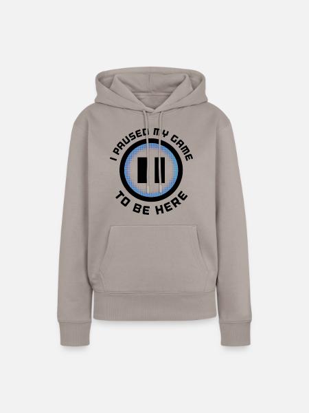 Gamer Design - Frauen Premium Bio Hoodie - Taupe