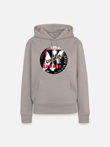 Grunge - Frauen Premium Bio Hoodie - Taupe