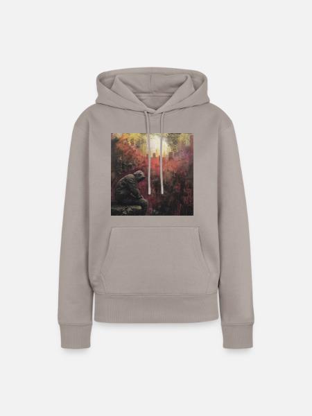 In the Ghetto - Frauen Premium Bio Hoodie - Taupe