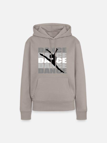 Dance - Frauen Premium Bio Hoodie - Taupe