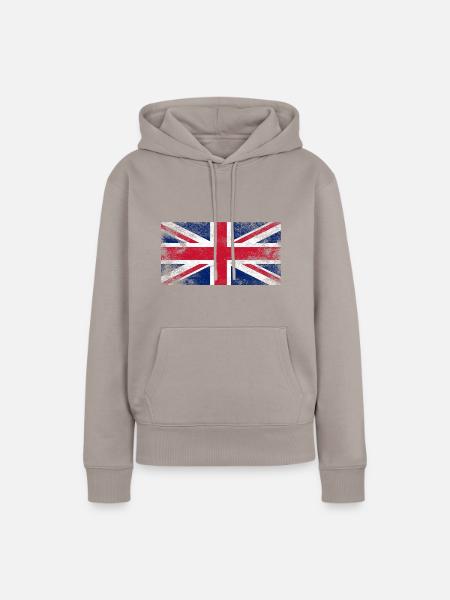 Brite - Frauen Premium Bio Hoodie - Taupe