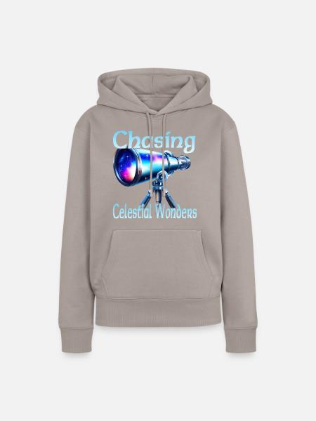 Chasing Celestial Wonders - Frauen Premium Bio Hoodie - Taupe