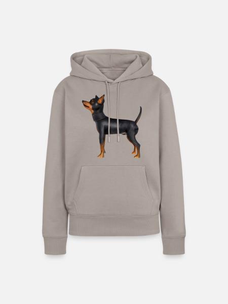 Lancashire Heeler - Frauen Premium Bio Hoodie - Taupe