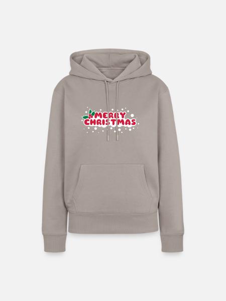 Merry Christmas - Frauen Premium Bio Hoodie - 