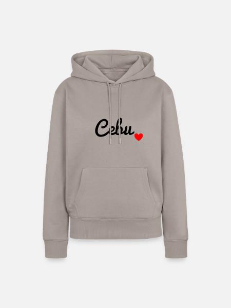 Cebu - Frauen Premium Bio Hoodie - Taupe