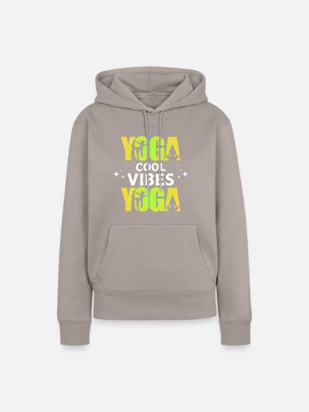 Yoga-Meditation - Frauen Premium Bio Hoodie - Taupe