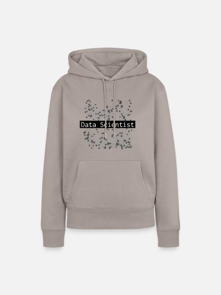 Data Scientist - Frauen Premium Bio Hoodie - Taupe
