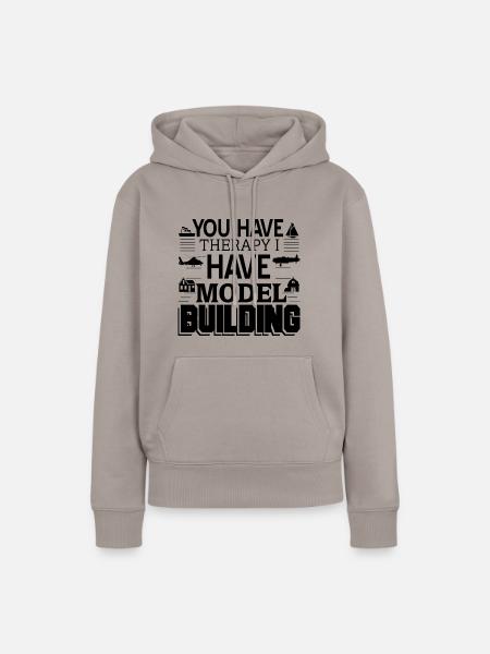 Modellbau - Frauen Premium Bio Hoodie - Taupe
