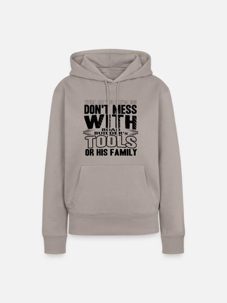 Straßenbauer - Frauen Premium Bio Hoodie - Taupe